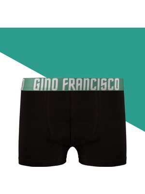 Gino Francisco Erkek Boxer Pamuklu Yeşil Mood Collection Tekli Paket