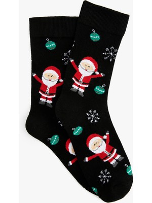 Koton Yılbaşı Temalı Soket Çorap
