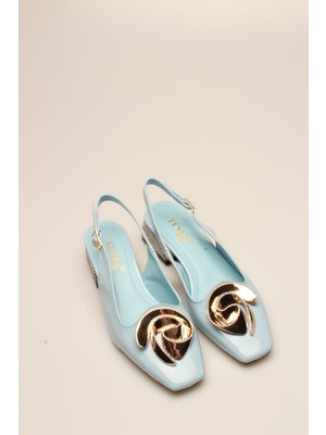 İdil Idil   Bebemavi Rugan Taşlı Kadın Topuklu