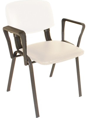 Dockers Form Kollu Ofis ve Toplantı Sandalyesi - Beyaz