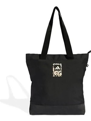adidas Tote With Golden Print Kadın Siyah Omuz Çantası JH3415