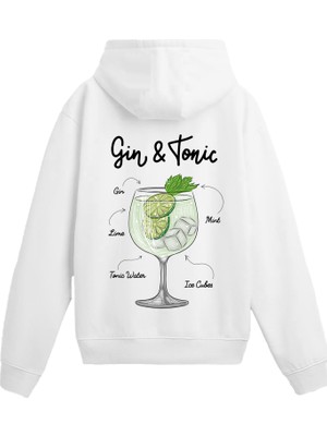 Colermi Gin & Tonic Sırt Baskılı Hoodie
