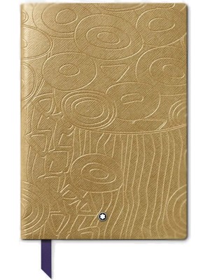 Montblanc Defter 146 Küçük, Gustav Klimte Sanat Ustaları Saygısı, Altın Renk - Çizgili 132987