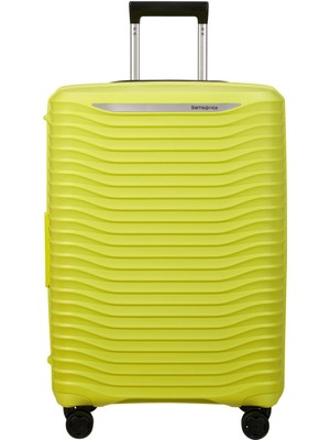 Samsonite Sarı Spinner Upscape Körüklü 4 Tekerlekli 68 cm Orta Boy Valiz