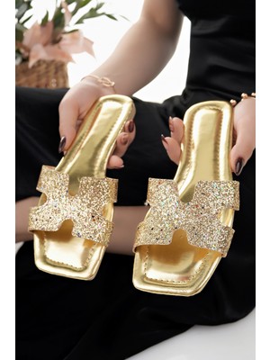 Kadın Terlik Şık Dışarı Plaj Yazlık Günlük Ev Terliği