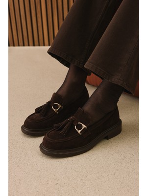 Ziya, Kadın Hakiki Deri Ayakkabı 153111Z22403 Kahve