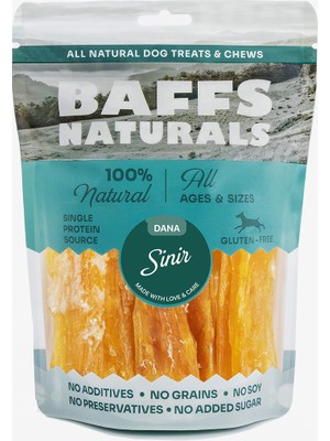 Baffs Naturals Dana Sinir Doğal Çiğnemelik Köpek Ödül Maması 100 gr