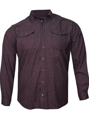 Lifeguard Büyük Beden Pamuklu Oduncu Gömlek