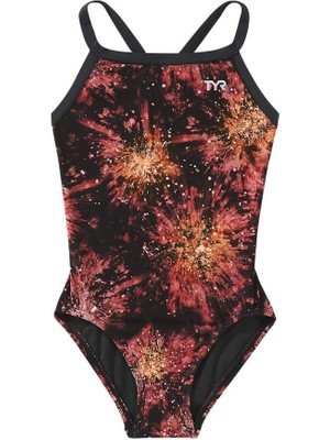 Tyr Durafast Lite® Diamondfit Kız Çocuk Mayo - Radiant Flare