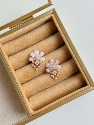 Youes Jewelry 316L Çelik Modern Incili Kadın Küpe