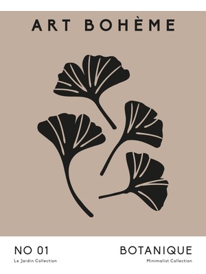 Fuart.Co Botanique Dijital Baskı Poster (Çerçevesiz) MOFU