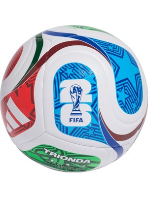 Adidas Fifa World Cup 26 Trionda Antrenman Topu Renkli Zemin İçin Kaliteli Kumaş (JD8032)