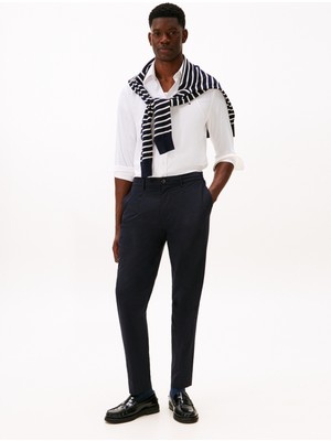 Tommy Hilfiger Normal Gömlek Yaka Beyaz Erkek Gömlek MW0MW41353YBR_PERFORMANCE Twıll Rf
