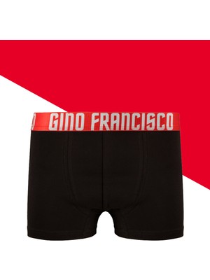Gino Francisco Erkek Boxer Pamuklu Kırmızı Mood Collection Tekli Paket