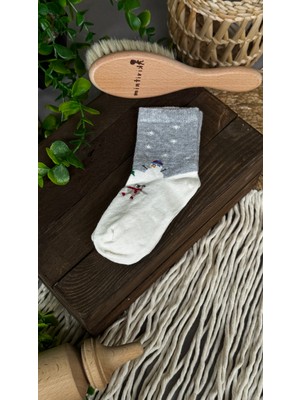 Mintirik Pamuklu Yılbaşı Çocuk Çorap