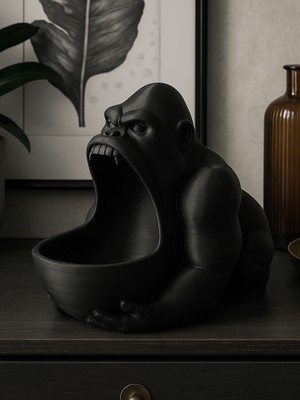 Fleexy Goril Şeklinde Takı Tepsisi Takı Kutusu Masaüstü Organizeri