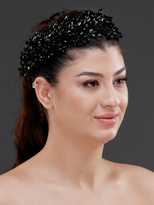 Magic Tiara Kristal Taşlı Zarif Taç – Farklı Renk Seçenekleriyle Özel Gün Saç Aksesuarı