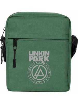 Wakha Linkin Park Logo ve Star Omuz Çantası Yeşil Renk