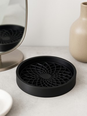 Fleexy Lotus Desenli Takı Tepsisi Takı Kutusu Masaüstü Organizeri