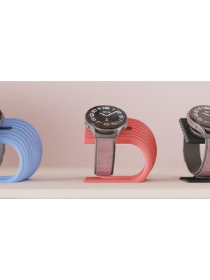 3D Atölyem Samsung Galaxy Watch Şarj Standı – Manyetik Şarj Tutucu,  Masa Üstü Stand, Kablo Düzenleyici