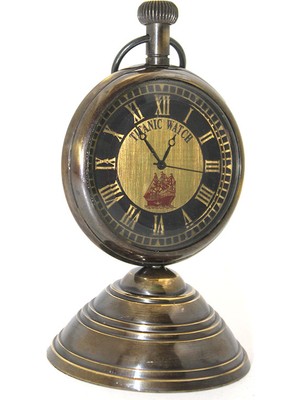 Ttt Masa Üstü Pirinç Saat Model 5