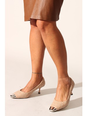 İdil Idil   Bej Mat Kapitone  Kadın Günlük