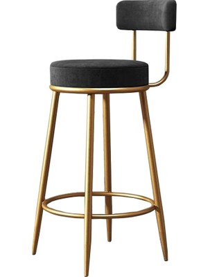 Dockers Halley Bar Taburesi Arkalıklı - Gold Esb - Siyah Kadife