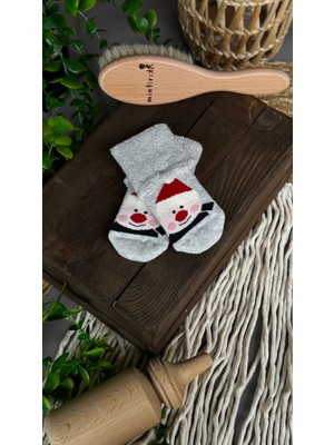 Mintirik Havlu Yılbaşı Çocuk Çorabı