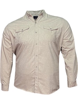 Lifeguard Büyük Beden Pamuklu Oduncu Gömlek