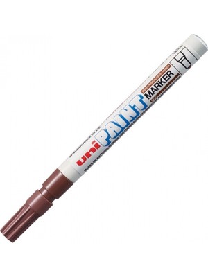 Uni-Ball Uniball Paınt Marker (0.8-1.2 )Boyama Markörü Kahverengi