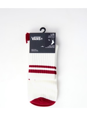 Vans VN000QBSBRD1-BERGMAN Low Crew Bordo Unisex Çorap