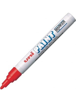 Uni-Ball Uniball Paınt Marker (2.2-2.8) Boyama Markörü Kırmızı