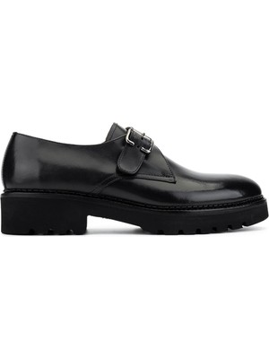 Tamer Tanca Erkek Hakiki Deri Siyah Klasik Ayakkabı 1170 49 Erk Ayk SK25-26 Sıyah Fnsj