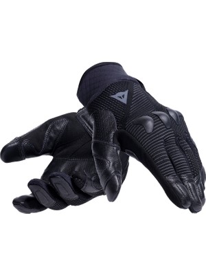 Dainese Unruly Ergo-Tek Motosiklet Eldiveni Blk Anthracite CE Onaylı, Dokunmatik Ekran Özellikli ve Esnek Yapı