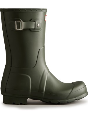Hunter Mens Original Short Boot Erkek Haki Kısa Bot Mfs9000rma-Dov