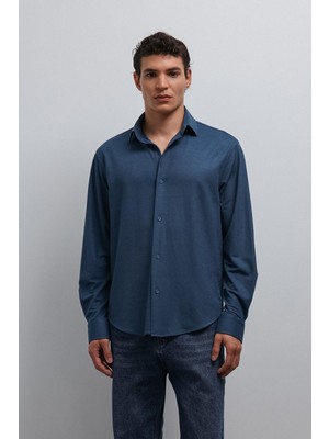 Antioch Indigo Relax Fit Erkek Gömlek