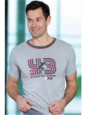 Çamaşır Kenti Berrak Erkek  43 Baskılı T-Shirt 1038