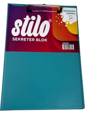 Dörtel Tedarik Stilo Sekreterlik Kapaklı A4 Pastel Renkler Sit-Skr-1222