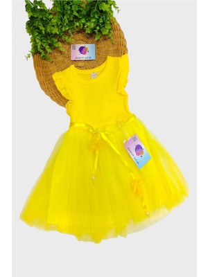 Dinamik çocuk Kız Çocuk Tül Özel Gün Doğum Günü Günlük Prenses Elbise