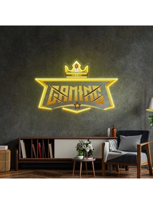 Honey Concept King Gaming Neon LED Yazı