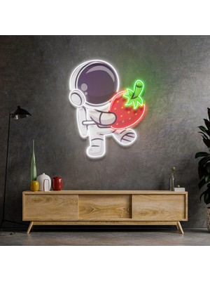 Honey Concept Baby Astronaut And Strawberry Neon LED