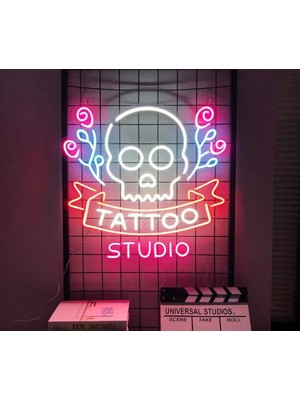 Honey Concept Kuru Kafa Tattoo Studio Neon LED