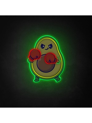 Honey Concept Sevimli Avokado Boks Neon LED