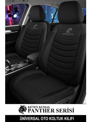 Kurra Store Proton Perdana (Facelift 2016) 2.4 (181 Hp) 2019 Trend Serisi Uyumlu Keten Oto Kılıfı Siyah
