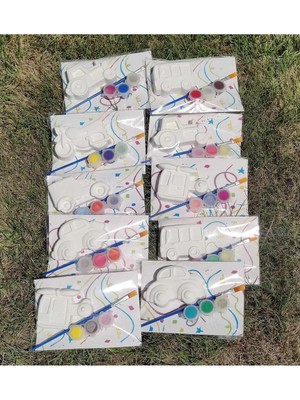 Red.moon Araçlar Set/boyayın Seti,kendin Yap,dıy,doğum Günü Hediyesi, 10 Adet