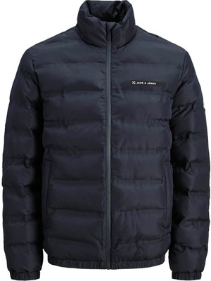 Jack & Jones Alpes Heat Quilted Lacivert Erkek Mont 12286684