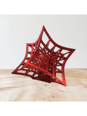 Hivhestin Modern Geometrik Dekoratif Heykel - 3D Baskı Sanat Eseri