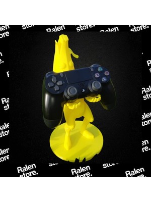Ralen Muz Temalı Ps5 Gamepad Dualsense Stand Tekli | 17CM | Sarı ( Yüksek Kalite 3D Baskı Pla )