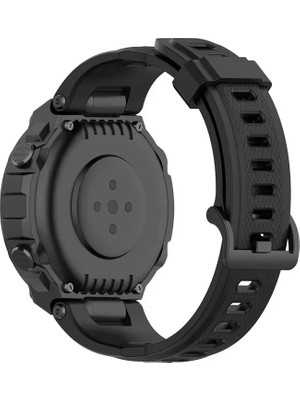 Dmay Amazfit T-Rex Pro Uyumlu Preminum Tokalı Silikon Kordon