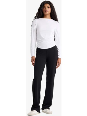 DeFacto Flare Fit Geniş Paça Termal Tayt F2545AX25AU